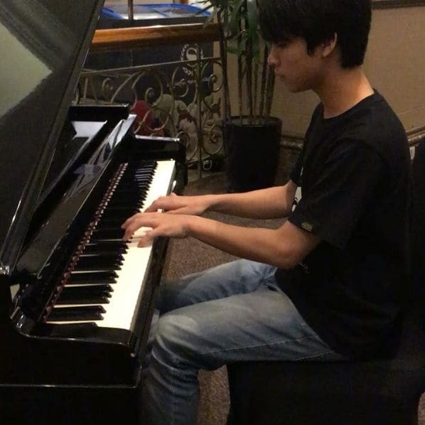 Public piano in Hanoi, Vietnam