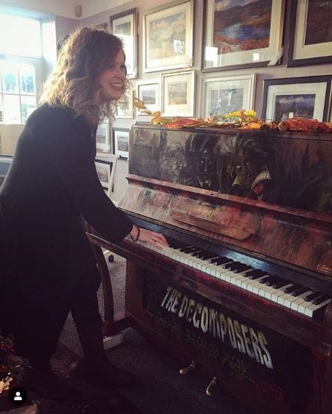 Public piano in Aberdeenshire, Scotland, United Kingdom