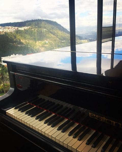 Public piano in Quito, Pichincha, Ecuador
