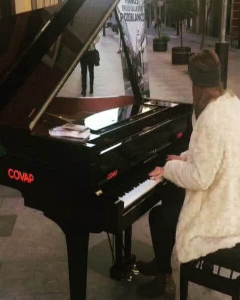 Public piano in Cordova, Andalusia, Spain