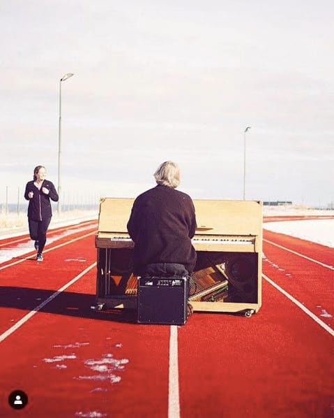 Public piano in Streymoy region, Faroe Islands