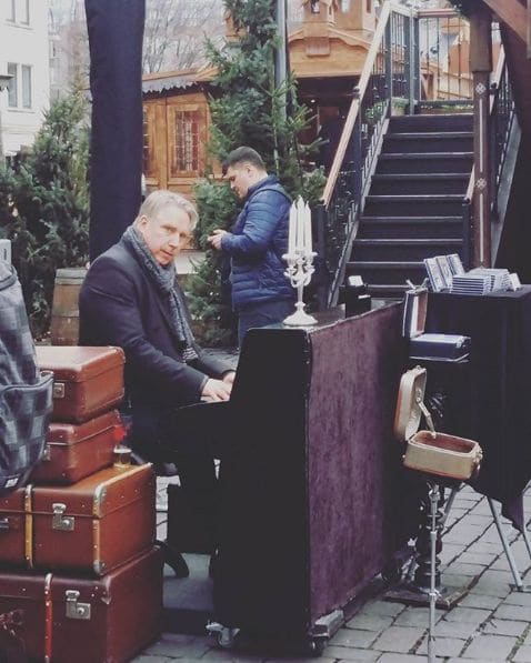 Public piano in Cologne, North Rhine-Westphalia, Germany