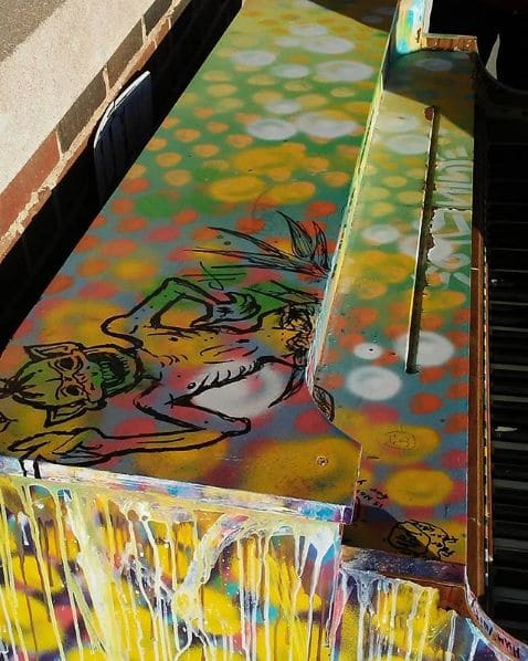 Public piano in Oklahoma City, Oklahoma, United States