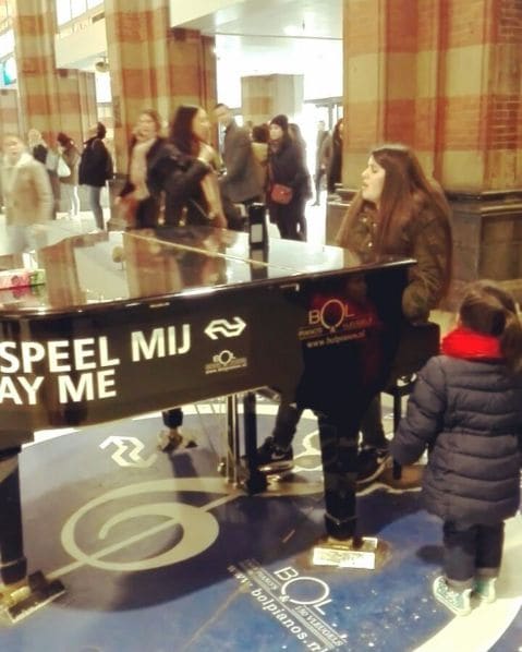 Public piano in North Holland, Netherlands