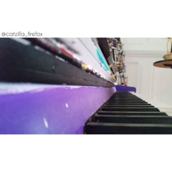 Public piano in Jambi, Jambi, Indonesia