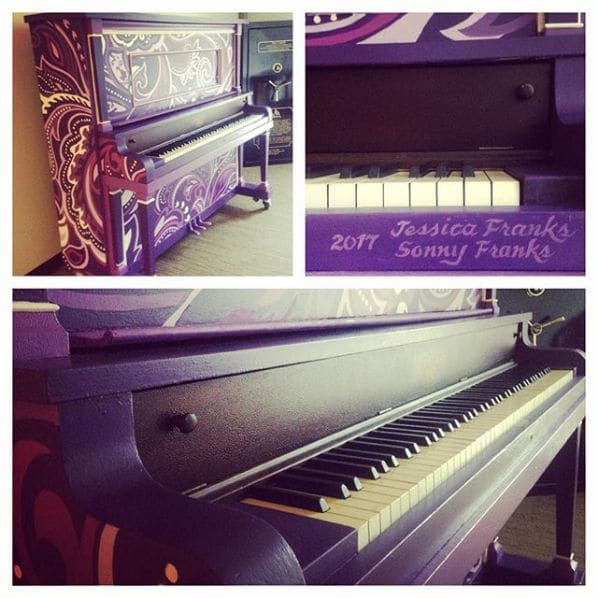 Public piano in Gwinnett County, Georgia, United States