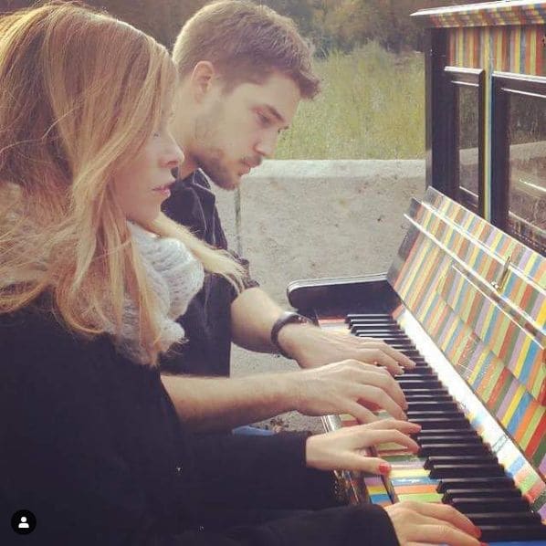 Public piano in Burgos, Castile and León, Spain