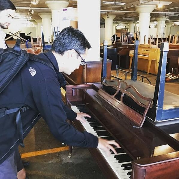 Public piano in Chicago, Illinois, United States