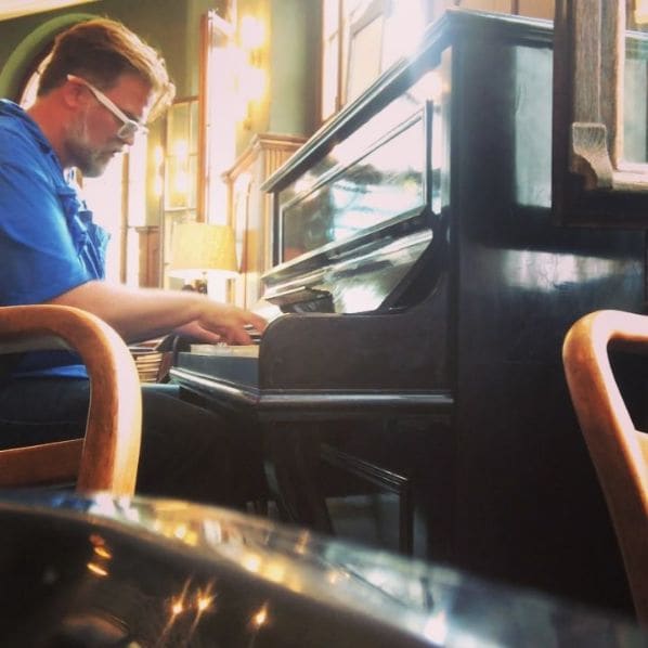 Public piano in Sarine District, Fribourg, Switzerland