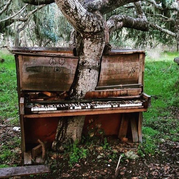 Public piano in Cincinnati, Ohio, United States