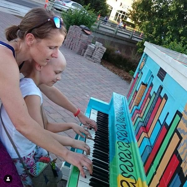 Public piano in Oklahoma City, Oklahoma, United States