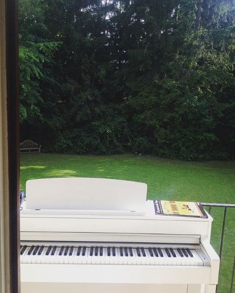 Public piano in Landkreis München, Bavaria, Germany