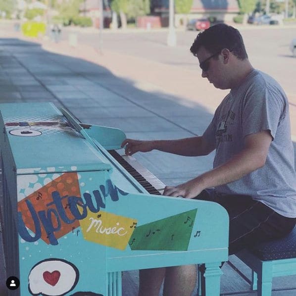 Public piano in Tri-Cities, Washington, United States
