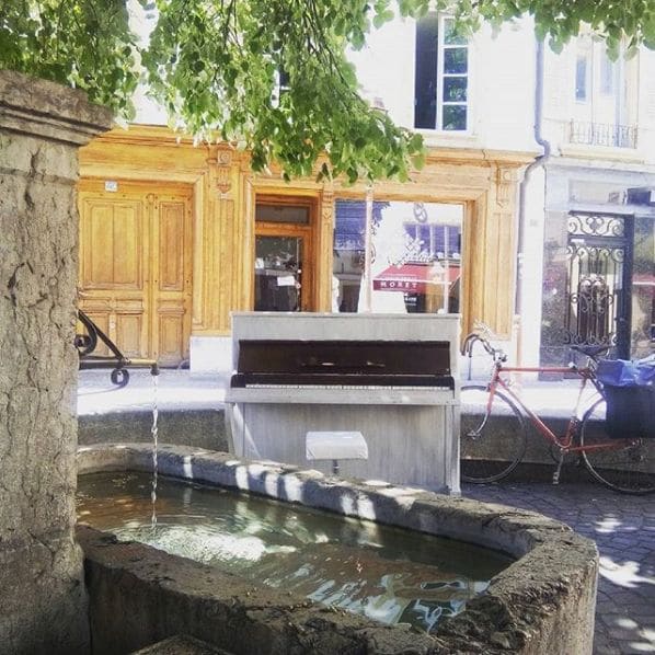 Public piano in District du Jura-Nord vaudois, Vaud, Switzerland