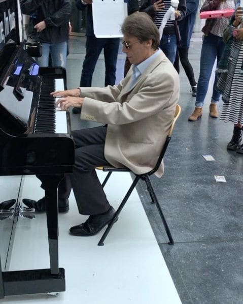 Public piano in Liège, Liège, Belgium