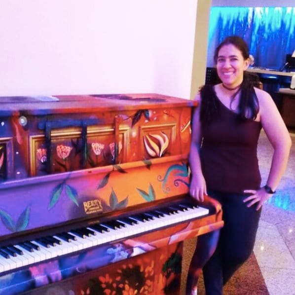 Public piano in Santo Domingo, Distrito Nacional, Dominican Republic