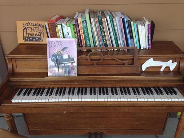 Public piano in Oakland, California, United States