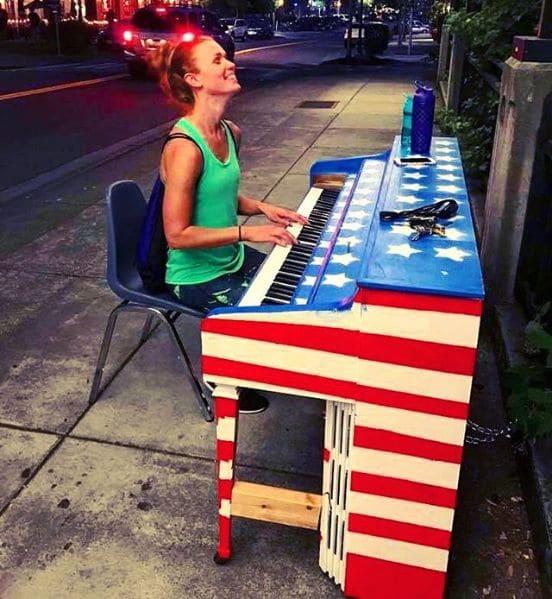 Public piano in Snohomish County, Washington, United States