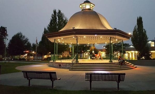 Public piano in Maple Ridge, British Columbia, Canada