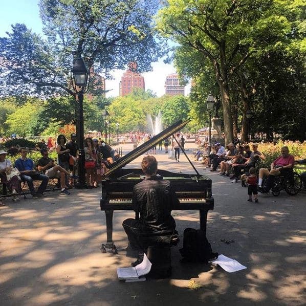 Photo of Washington Square Park at Washington Square Fountain, Washington Square South, Washington Square Village, Manhattan Community Board 2, Manhattan, New York County, New…