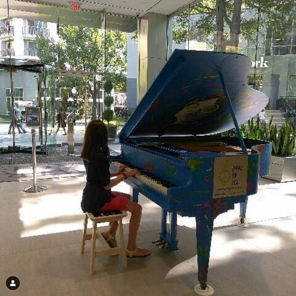 Public piano in Atlanta, Georgia, United States