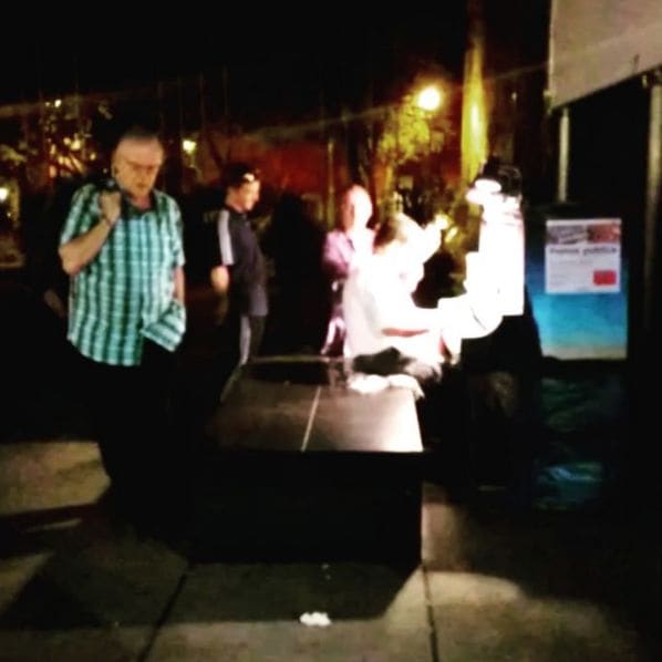 Public piano in Montreal, Quebec, Canada