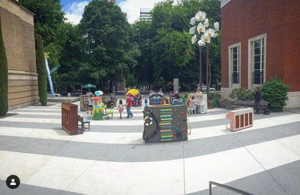 Photo of Portland Art Museum at Belluschi Building, Fred Meyer Plaza, University District, Downtown, Portland, Multnomah County, Oregon, 97204, United States. We're almost at the…