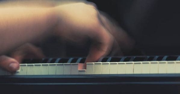Public piano in Montreal, Quebec, Canada