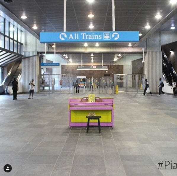 Public piano in Atlanta, Georgia, United States