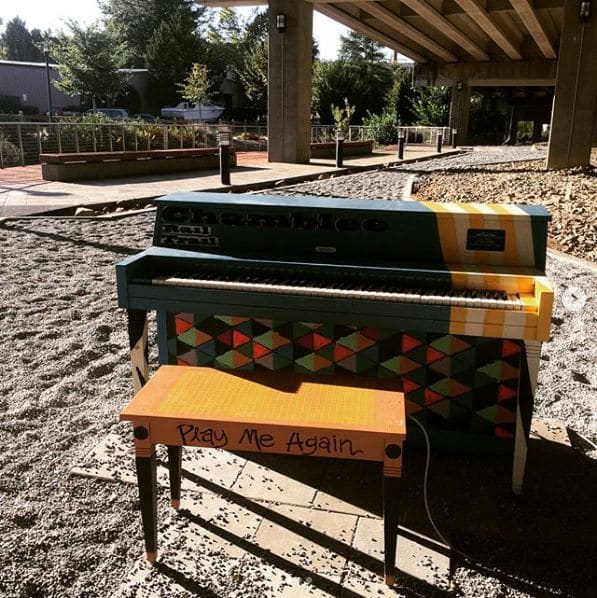 Public piano in DeKalb County, Georgia, United States