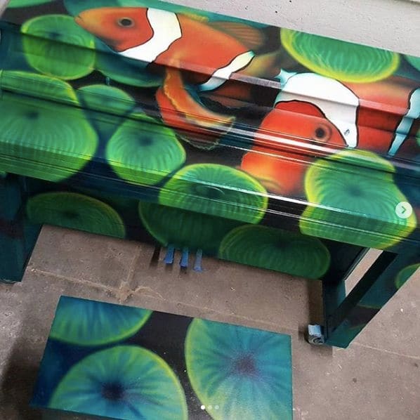 Public piano in Henry County, Georgia, United States