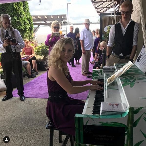 Public piano in Forsyth County, Georgia, United States