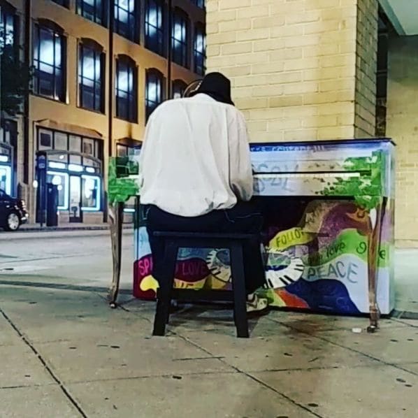 Public piano in Atlanta, Georgia, United States