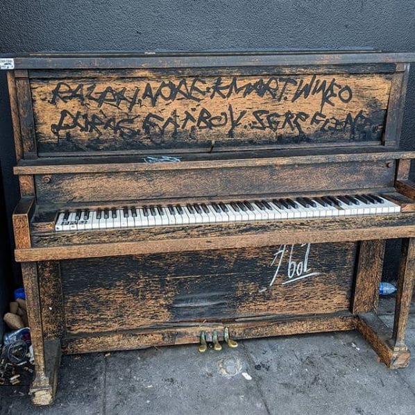 Public piano in Seattle, Washington, United States