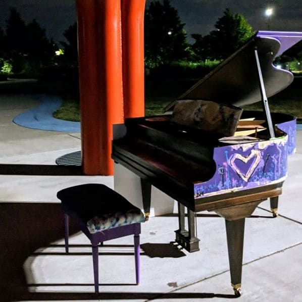 Public piano in Seattle, Washington, United States