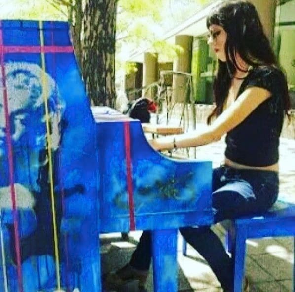 Public piano in Salt Lake City, Utah, United States