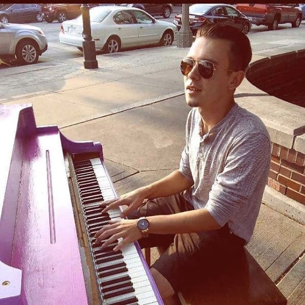 Public piano in Chicago, Illinois, United States