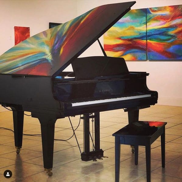 Public piano in Collier County, Florida, United States