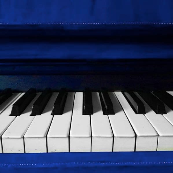 Public piano in Riga, Vidzeme, Latvia