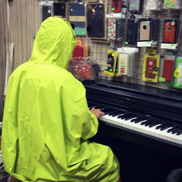 Public piano in Ward 26, Vietnam