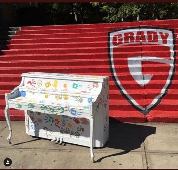 Public piano in Atlanta, Georgia, United States