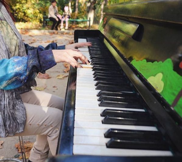 Public piano in городской округ Кисловодск, Stavropol Krai, Russia