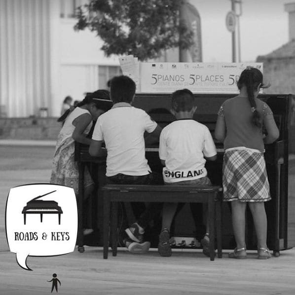 Public piano in Paphos Municipality, Cyprus