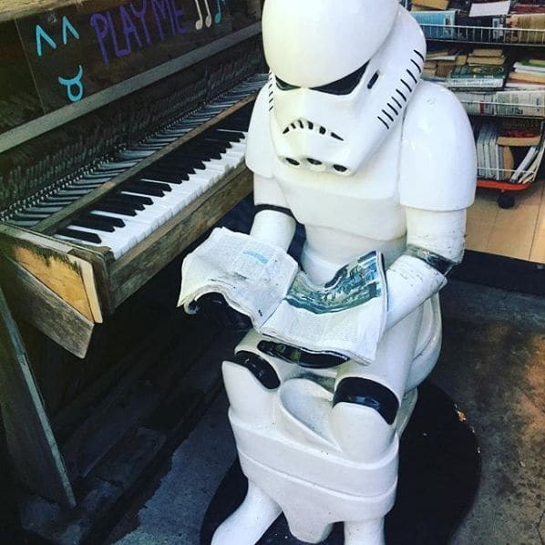 Public piano in Chiang Mai, Chiang Mai Province, Thailand