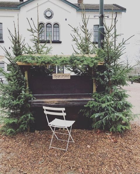 Public piano in North Brabant, Netherlands
