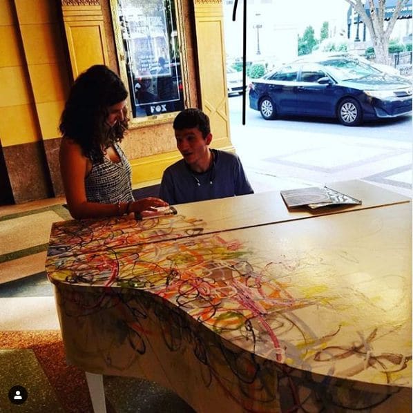 Public piano in Atlanta, Georgia, United States