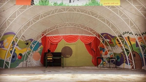 Public piano in Odesa, Odesa Oblast, Ukraine
