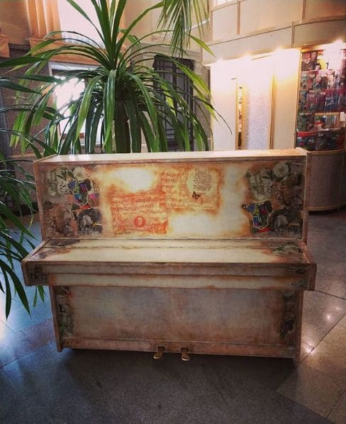 Public piano in Novosibirsk, Novosibirsk Oblast, Russia