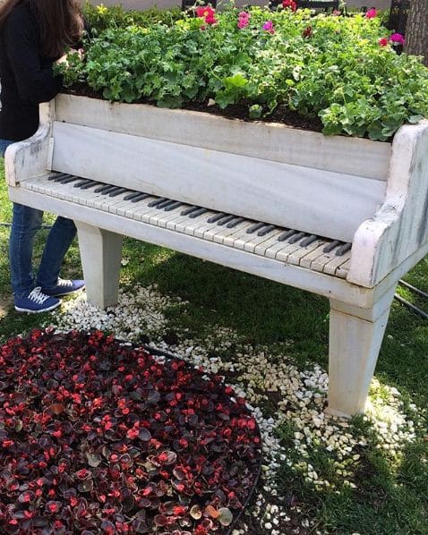 Public piano in Turkey