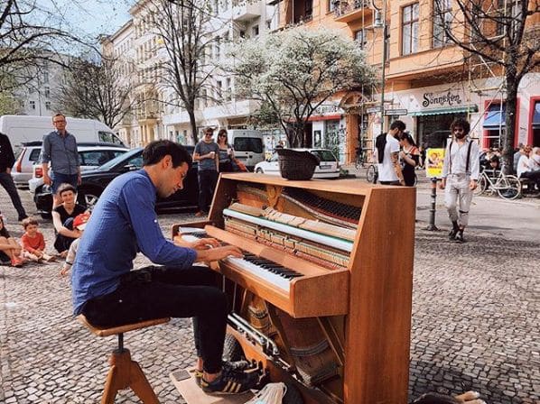 Public piano in Berlin, Berlin, Germany